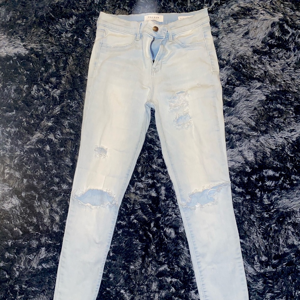 Pacsun ripped skinny jeans size 27